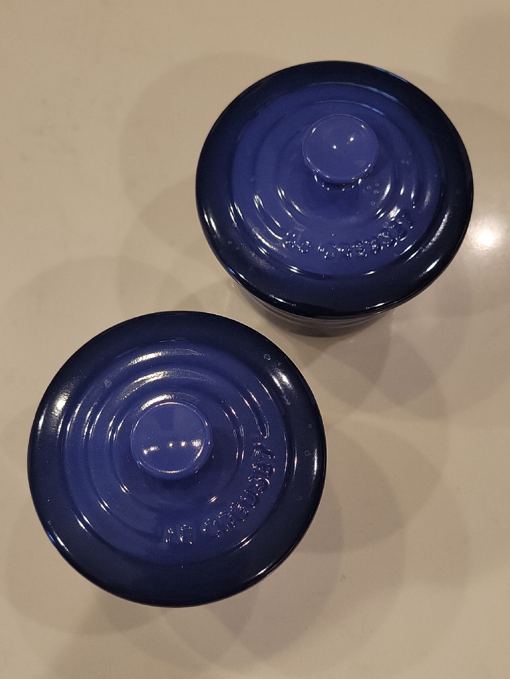 Le Creuset Cobalt Spice Storage Jars